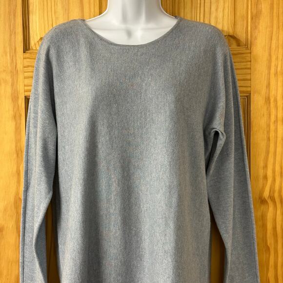 Michael Kors Women’s Sz Small & Sz Medium Hi-Lo Long Sleeve Blue Sweater K625 - Picture 4 of 14